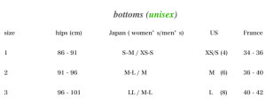 pasquet,_size_bottoms_unisex